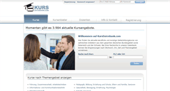 Desktop Screenshot of kursdatenbank.com